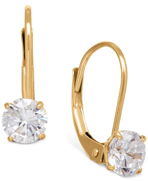 givenchy gold and cz earrings macys